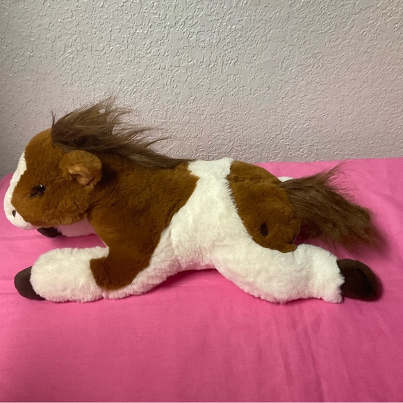 FAO Schwarz Brown and White Plush Pony Stuffed Animals Plush Toys Horse Plushies - Picture 5 of 11
